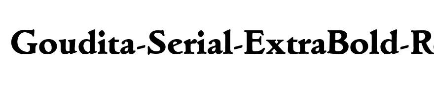 Goudita-Serial-ExtraBold-Regular