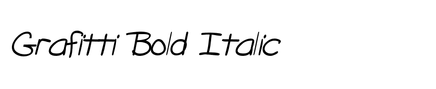 Grafitti Bold Italic