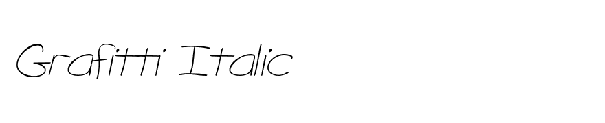 Grafitti Italic