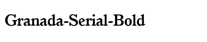 Granada-Serial-Bold