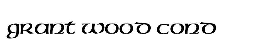 Grant Wood Condensed