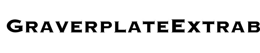 GraverplateExtrabold Regular