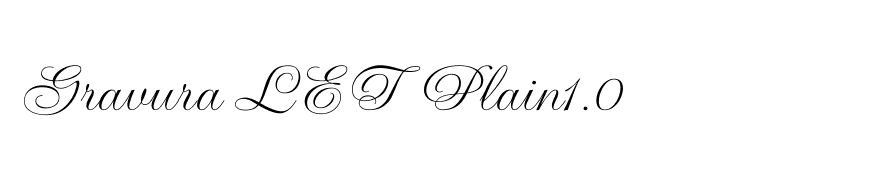 Gravura LET Plain1.0
