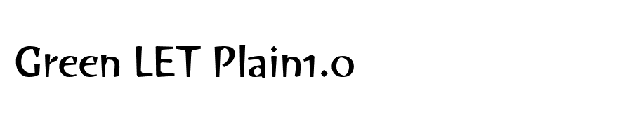 Green LET Plain1.0