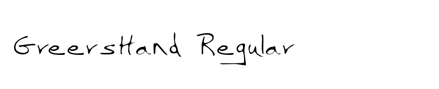 GreersHand Regular
