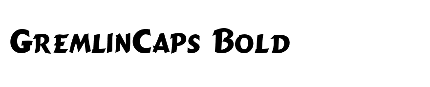 GremlinCaps Bold