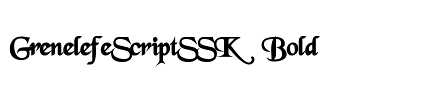 GrenelefeScriptSSK Bold