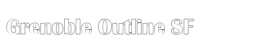 Grenoble Outline SF