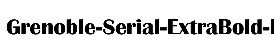 Grenoble-Serial-ExtraBold-Regular