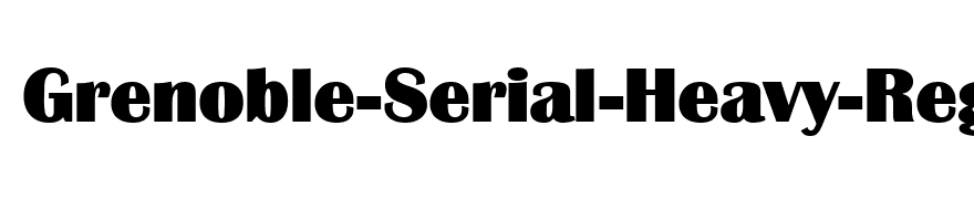 Grenoble-Serial-Heavy-Regular