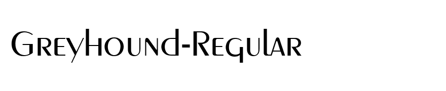 Greyhound-Regular