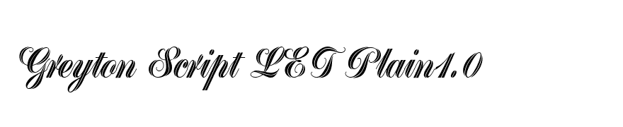 Greyton Script LET Plain1.0