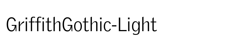 GriffithGothic-Light