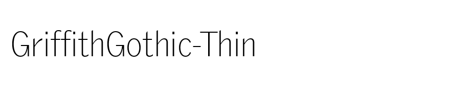 GriffithGothic-Thin