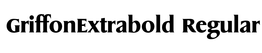 GriffonExtrabold Regular