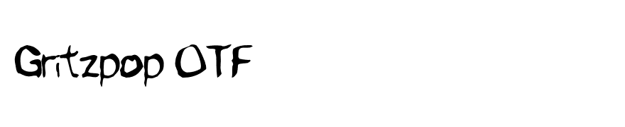Gritzpop OTF