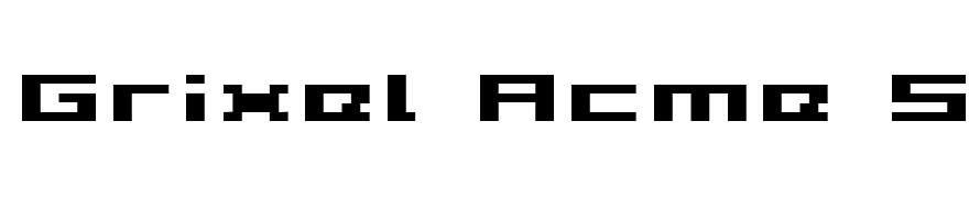 Grixel Acme 5 Wide Bold Xtnd