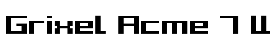 Grixel Acme 7 Wide Bold