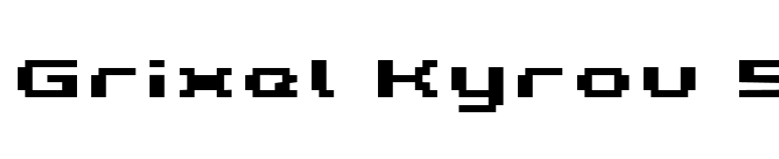 Grixel Kyrou 5 Wide Bold Xtnd