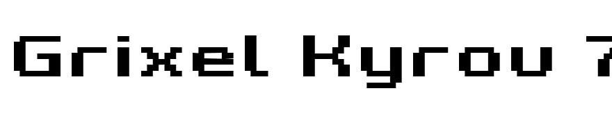 Grixel Kyrou 7 Wide Bold Xtnd