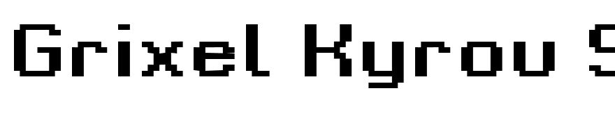 Grixel Kyrou 9 Regular Bold Xtnd