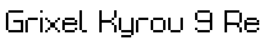 Grixel Kyrou 9 Regular