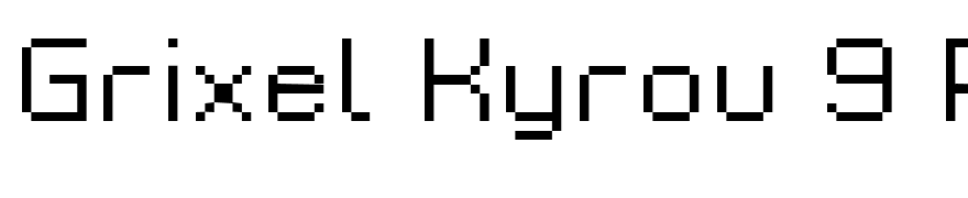 Grixel Kyrou 9 Regular Xtnd