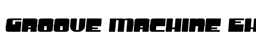 Groove Machine Expanded Bold