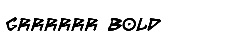 Grrrrrr Bold