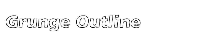 Grunge Outline