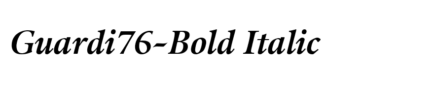 Guardi76-Bold Italic
