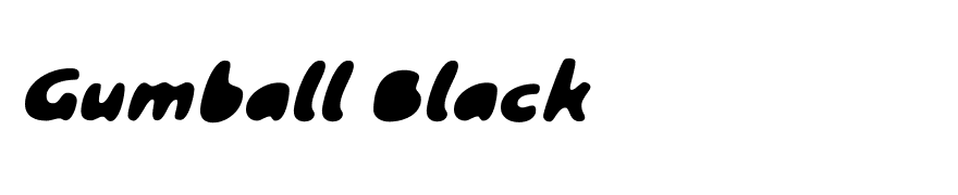 Gumball Black