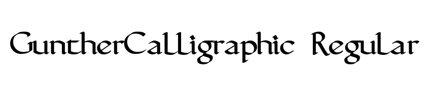 GuntherCalligraphic Regular