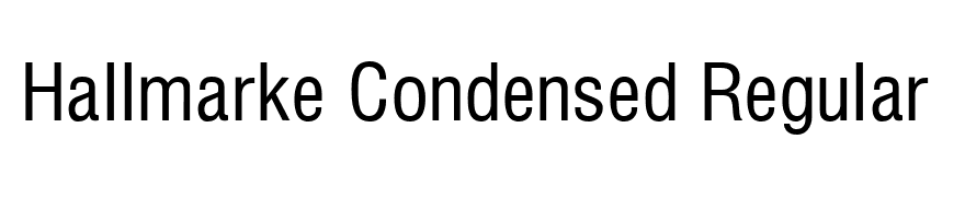 Hallmarke Condensed Regular