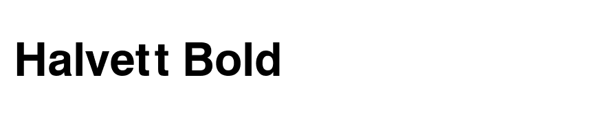 Halvett Bold