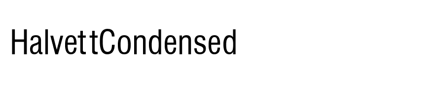 HalvettCondensed
