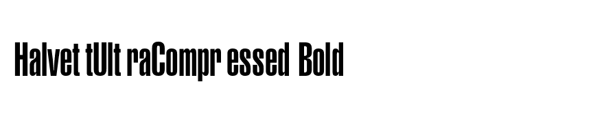 HalvettUltraCompressed Bold