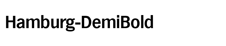 Hamburg-DemiBold