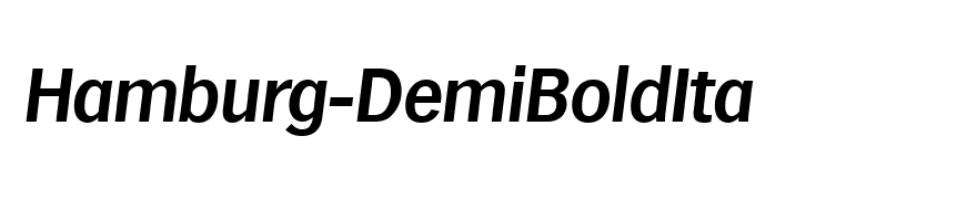 Hamburg-DemiBoldIta