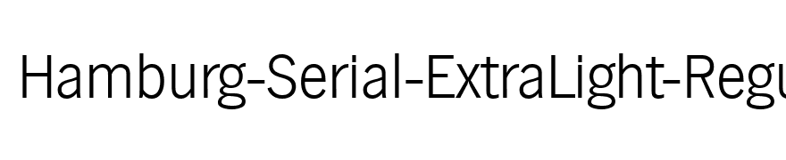 Hamburg-Serial-ExtraLight-Regular
