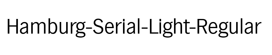 Hamburg-Serial-Light-Regular