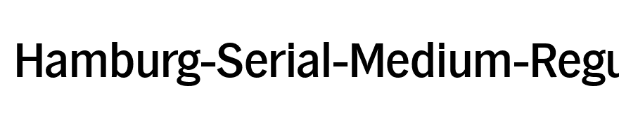 Hamburg-Serial-Medium-Regular