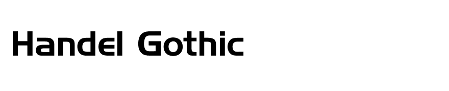Handel Gothic