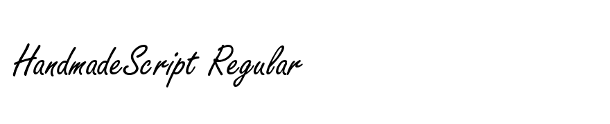 HandmadeScript-Regular