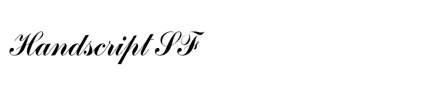 Handscript SF