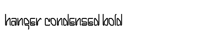 Hanger Condensed Bold
