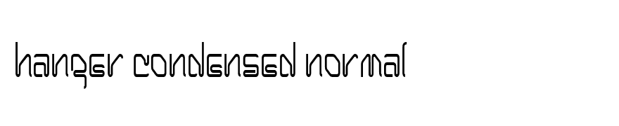 Hanger Condensed Normal