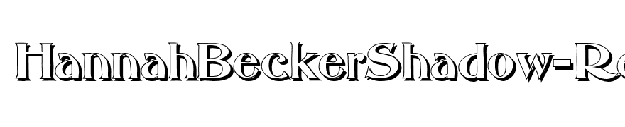 HannahBeckerShadow-Regular