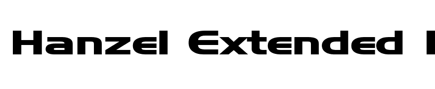 Hanzel Extended Bold