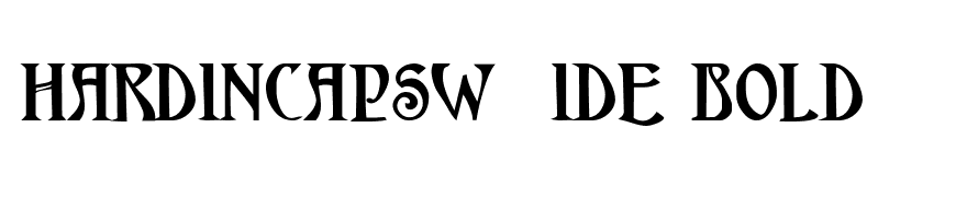 HardinCapsWide Bold